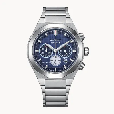 ジェネシスコート Zenshin Senkei Blue Dial Super Titanium Bracelet CA4691-59L